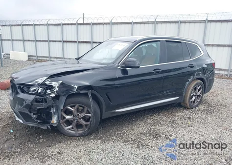 2022 BMW X3 Sdrive30I z USA, uszkodzony, nr VIN WBX47DP08NN173563